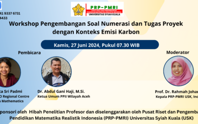 Workshop Pengembangan Soal Numerasi dan Tugas Proyek dengan Konteks Emisi Karbon