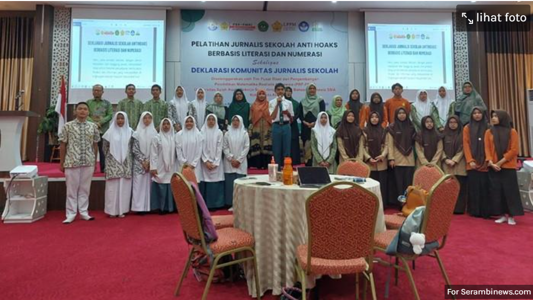 Bentuk Komunitas Jurnalis Sekolah, Siswa dan Guru SMA Banda Aceh Deklarasikan Antihoaks 